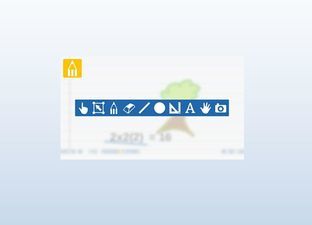 Toolbar and background