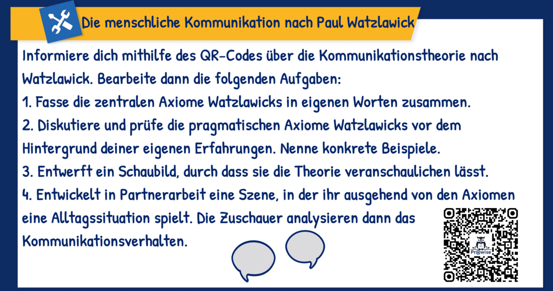 Kommunikationsmodell nach Paul Watzlawick