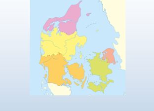 Topografie Denemarken