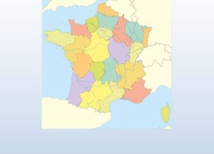Topographie Frankreich Übungsmodus