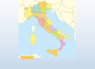 Topografie Italië oefenmodus