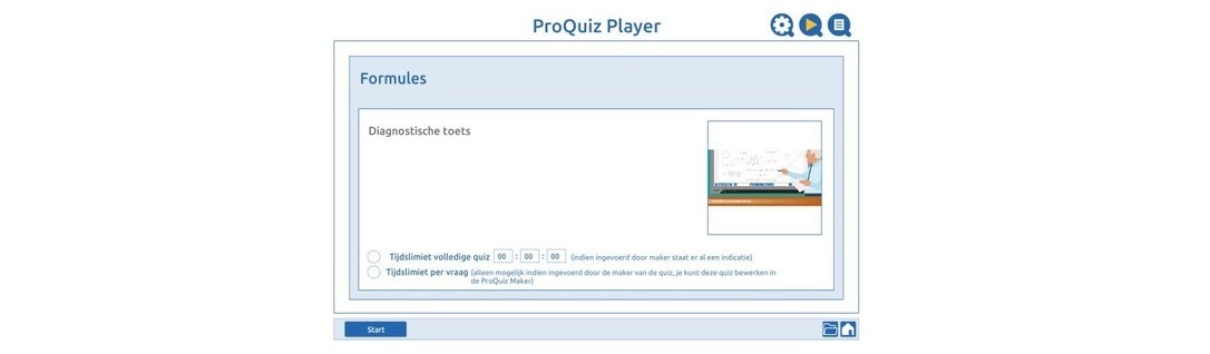 Diagnostische toets formules 1