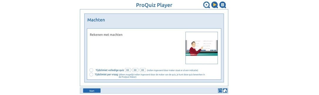 Diagnostische toets machten