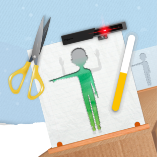 1, 2, 3 … knip!