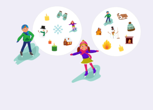 Dobble (thème hiver)