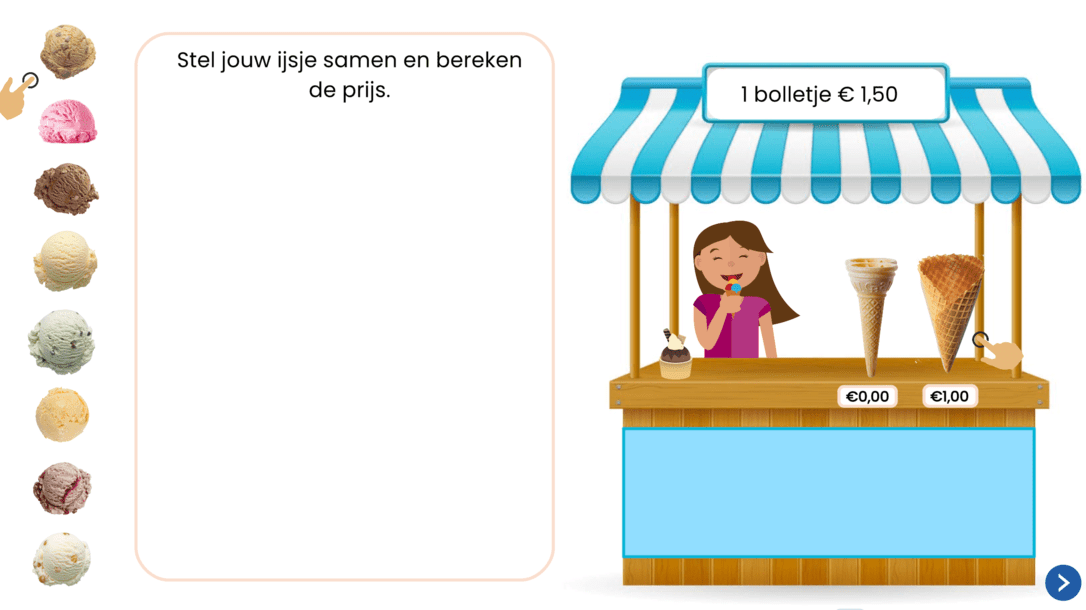 Rekenen met ijsjes (2)