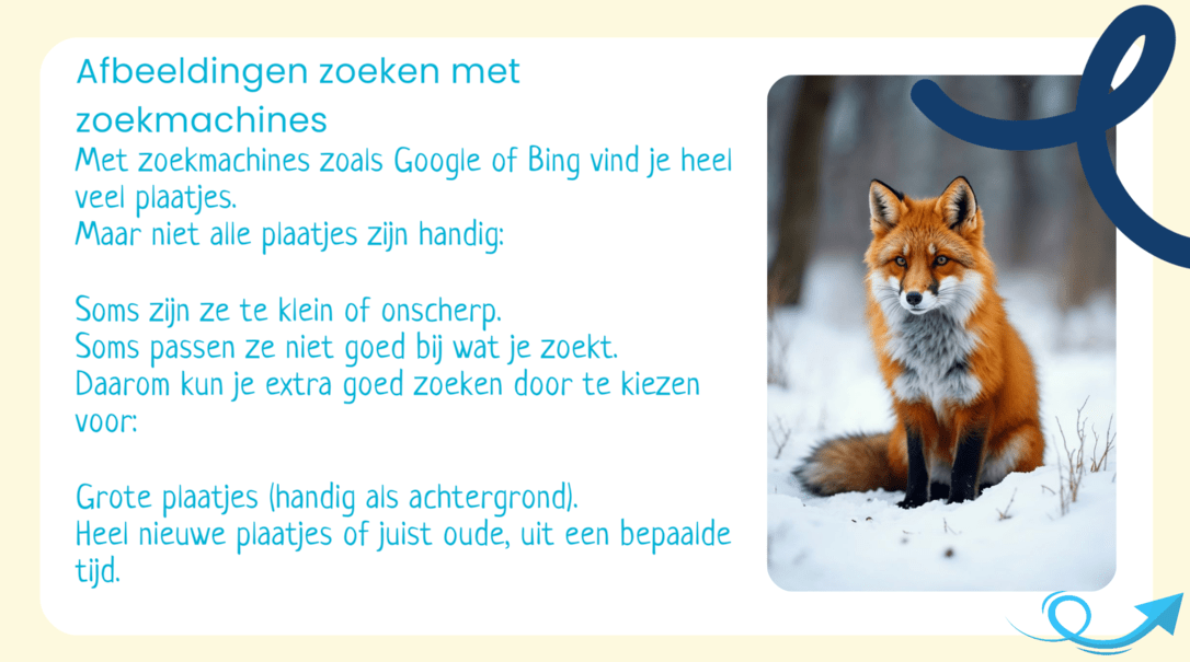 Afbeeldingen zoeken op het internet