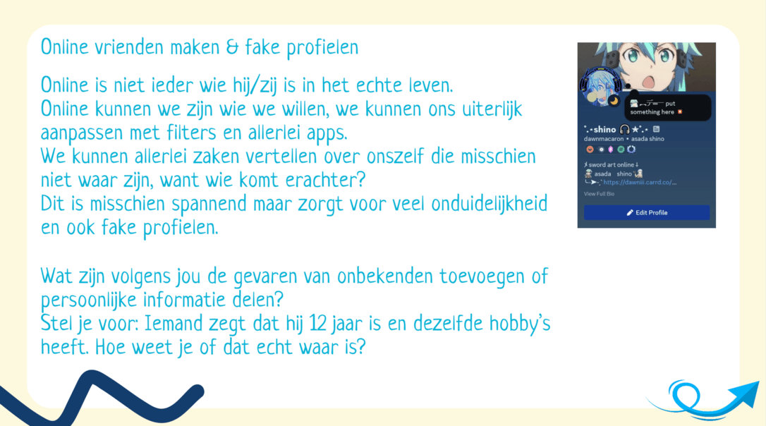 Jezelf en de ander online