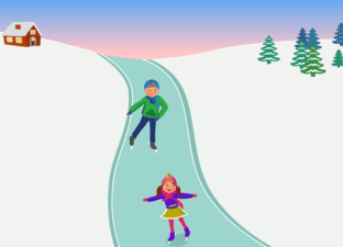 Début de la journée – Thème l’hiver