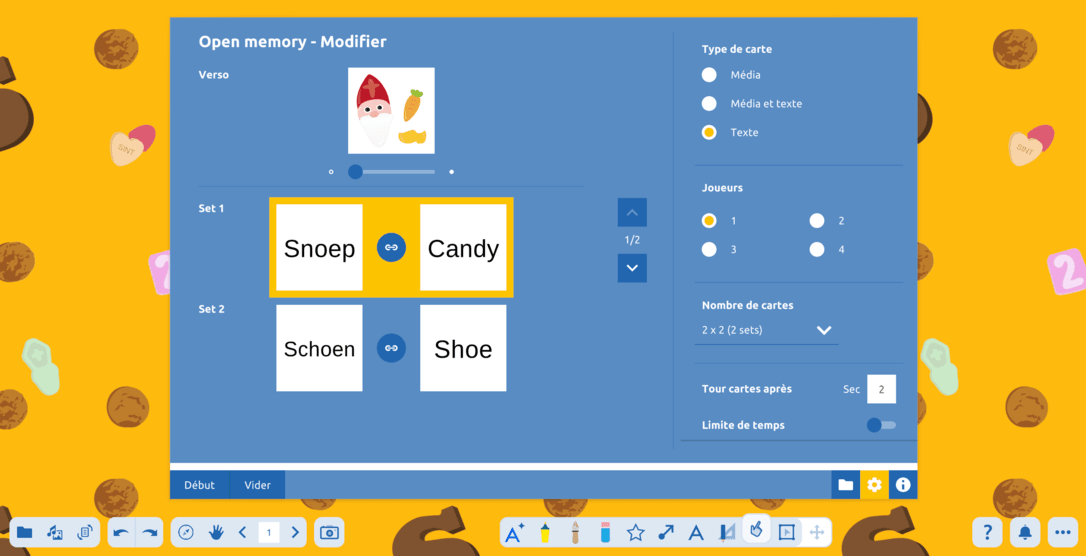 Open memory - Thema Sinterklaas