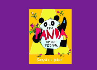 Een panda op het podium