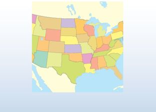 Topografie Verenigde Staten oefenmodus